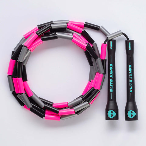 Alien - Core 1" Beaded Jump Rope Jump Rope Elite Jumps Pink / Silver / Black