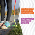 Kids Rainbow Tie-Die Cloth Rope Jump Rope Elite Jumps