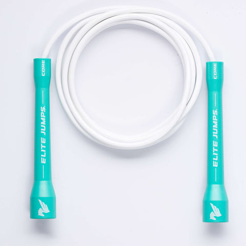 Elite Jumps Core 5mm PVC Jump Rope Turquoise & White
