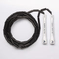 Do Hard Things® 1" Beaded Jump Rope Jump Rope Elite Jumps White / Black