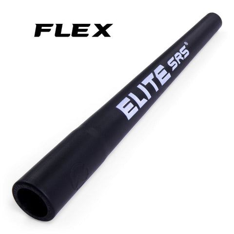 Edge 6.5" Long Jump Rope Handle – Single Accessory Elite Jumps Black Flexible