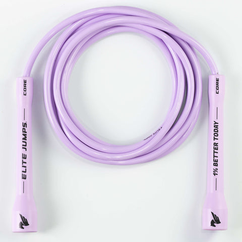 1% Better Today - 6mm PVC Jump Rope Jump Rope Elite Jumps Pastel Purple