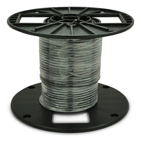 Jump Rope Speed Cable - 100ft Spool Accessory Elite Jumps 3.2mm - Black Nylon Coated