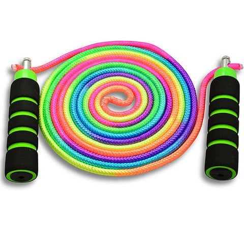 Rainbow Tie-Die Cloth Double Dutch Ropes Jump Rope Elite Jumps