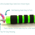 Kids Rainbow Tie-Die Cloth Rope Jump Rope Elite Jumps