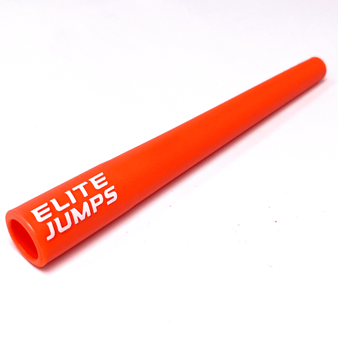 Edge 6.5" Long Jump Rope Handle – Single Accessory Elite Jumps Orange Standard