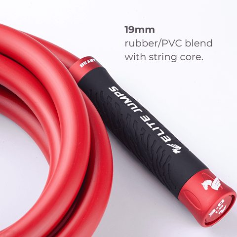 The Beast - Adjustable 3lb Weighted Jump Rope Jump Rope Elite Jumps