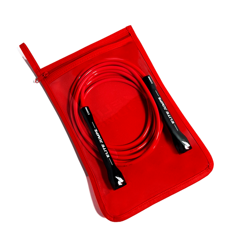 Zipper Jump Rope Storage Bag - Clear Front Accessory Elite Jumps