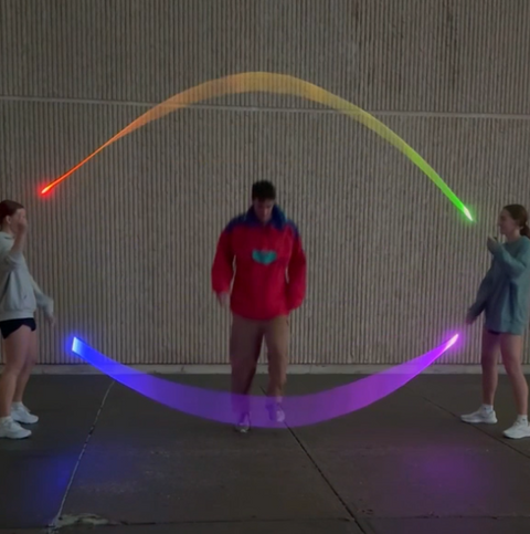 Light Show LED Double Dutch Jump Ropes - 12ft Jump Rope Elite Jumps